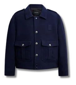 Work Jacket Chest Zipper Pocket